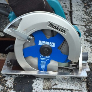 BigBlue Demo Blade in Makita Circular Saw